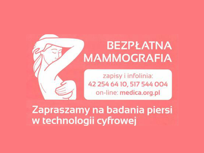 Bezpłatna mammografia w Tucholi 