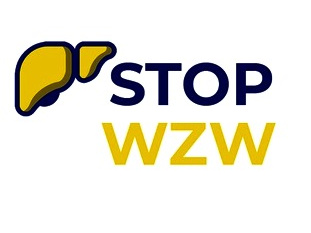 grafika przedstawiająca napis STOP WZW