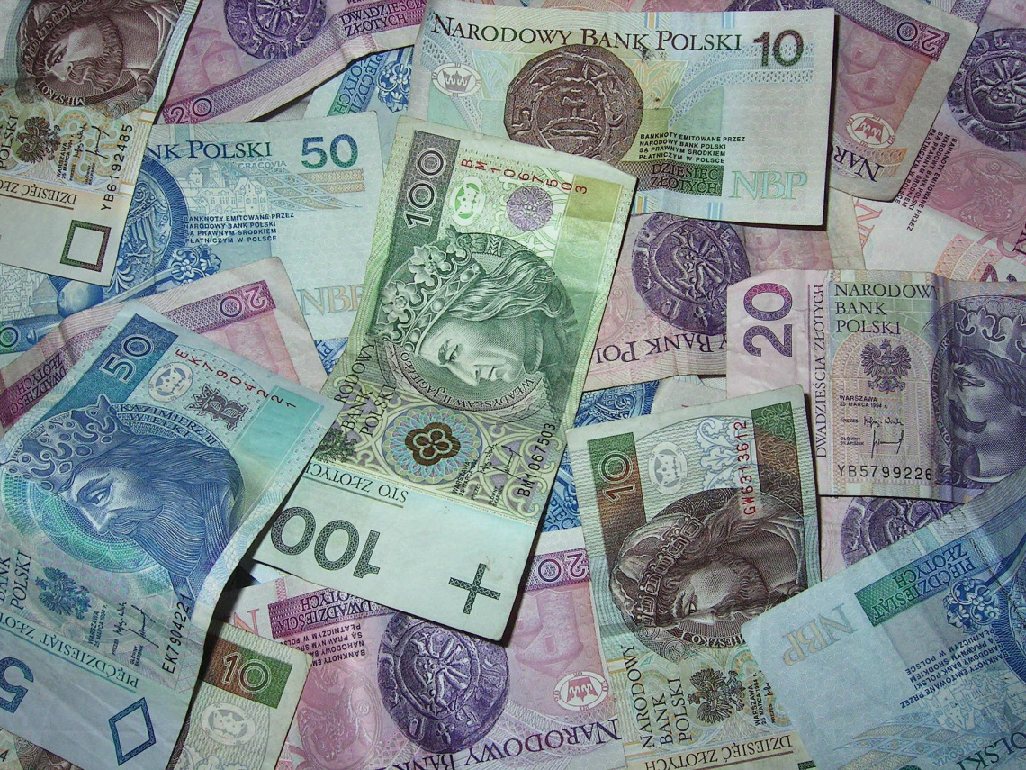 Na zdjęciu polskie banknoty, fot. Pixabay