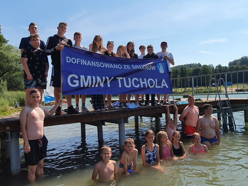 Młodzi mieszkańcy gminy Tuchola wypoczywali w Ostrzycach