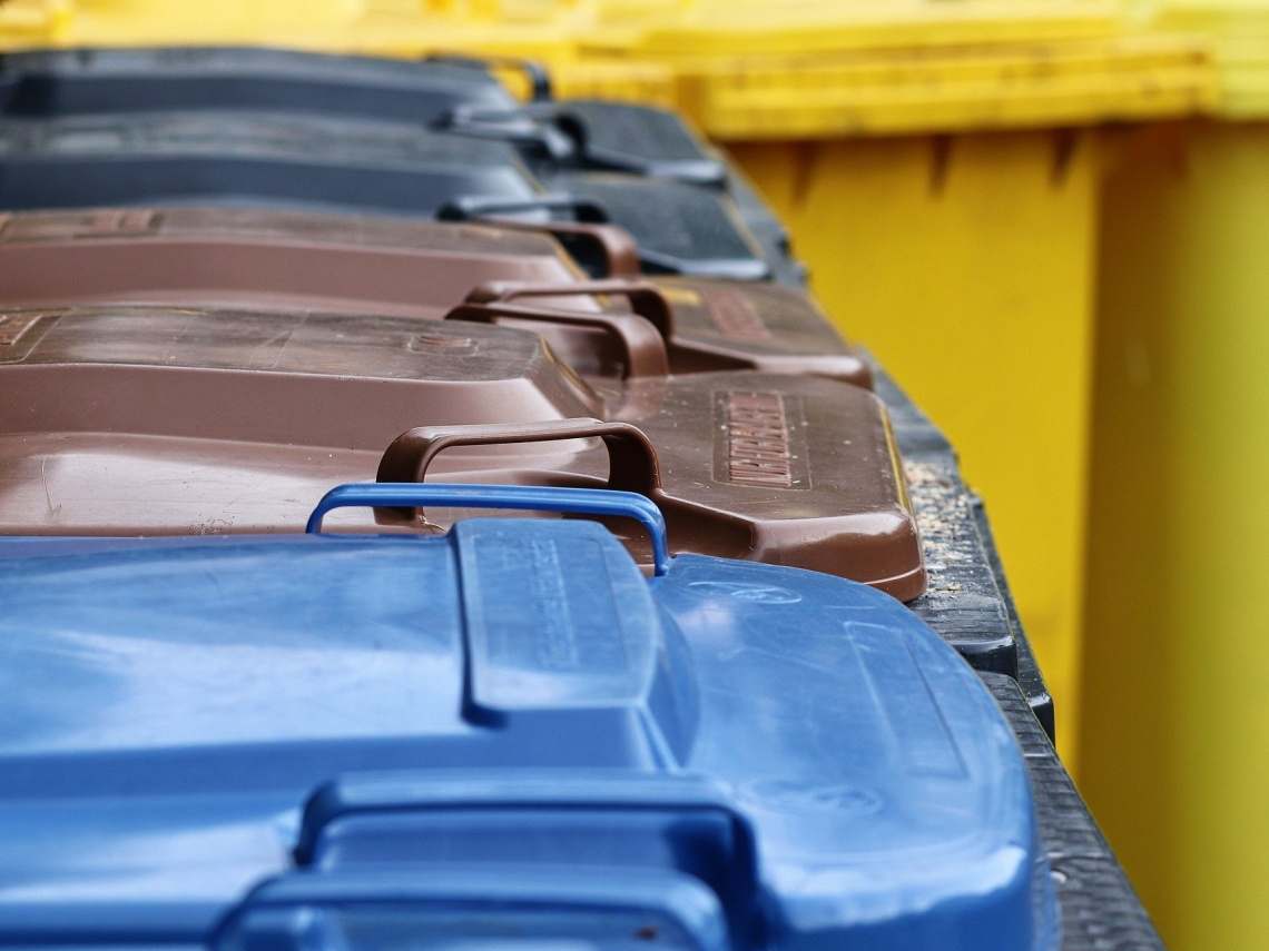 Pojemniki na odpady, fot. Pixabay