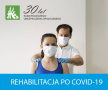Plakat o rehabilitacji leczniczej po COVID-19