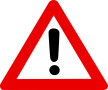 Znak ostrzegawczy, fot. Pixabay
