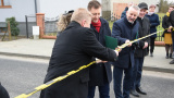 Symbolicznego przecięcia wstęgi dkonał minister Łukasz Schreiber, burmistrz Tadeusz Kowalski i samorządowcy z powiatu tucholskiego