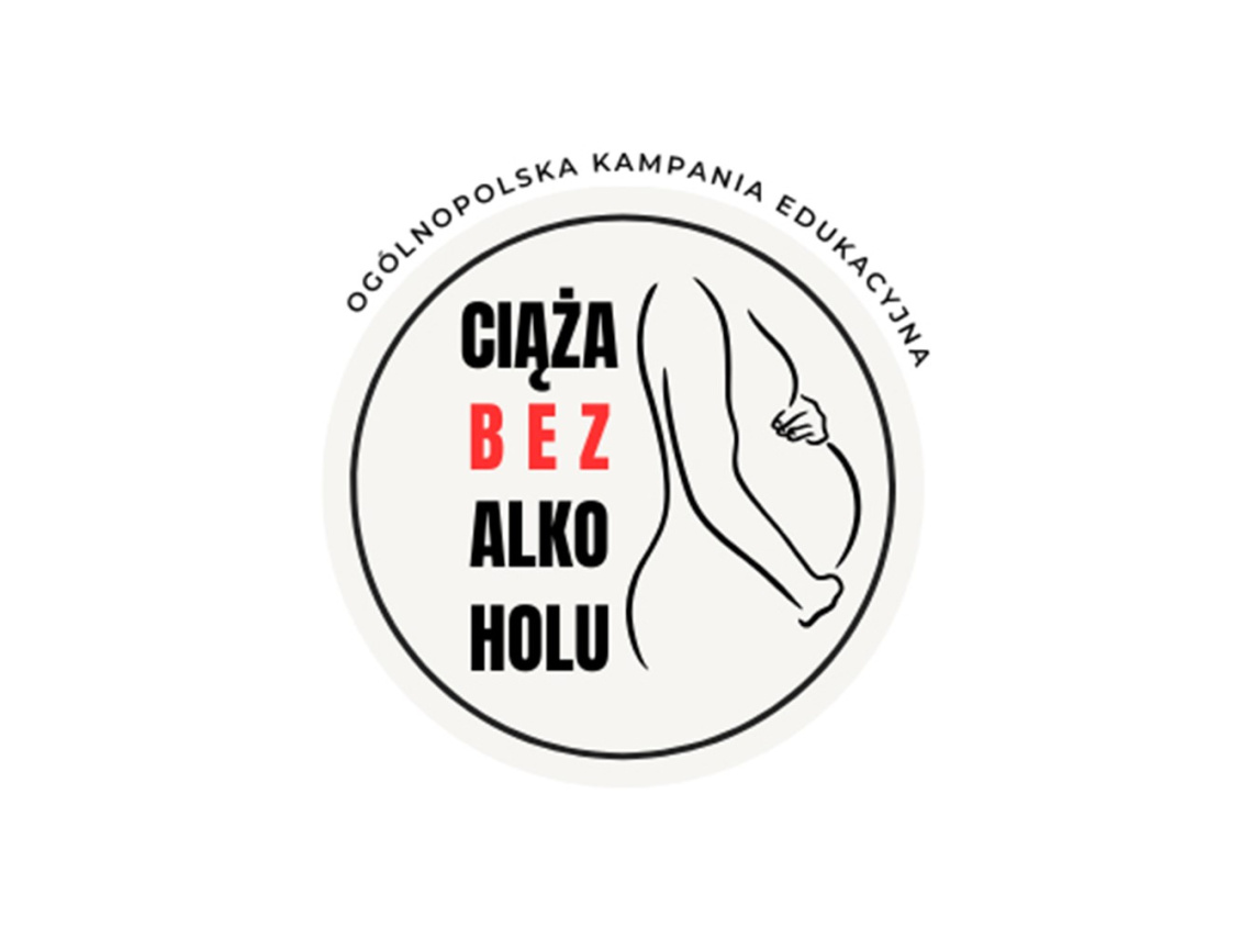 Logo kampanii: Ciąża bez alkoholu