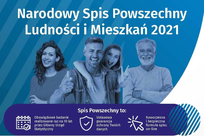 Infografika dotycząca Narodowego Spisu Powszechnego Ludności i Mieszkań