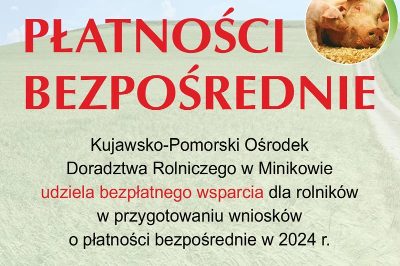 Plakat przedstawia zwierzęta hodowlane oraz pola uprawne i tekst, który jest zawarty w treści artykułu