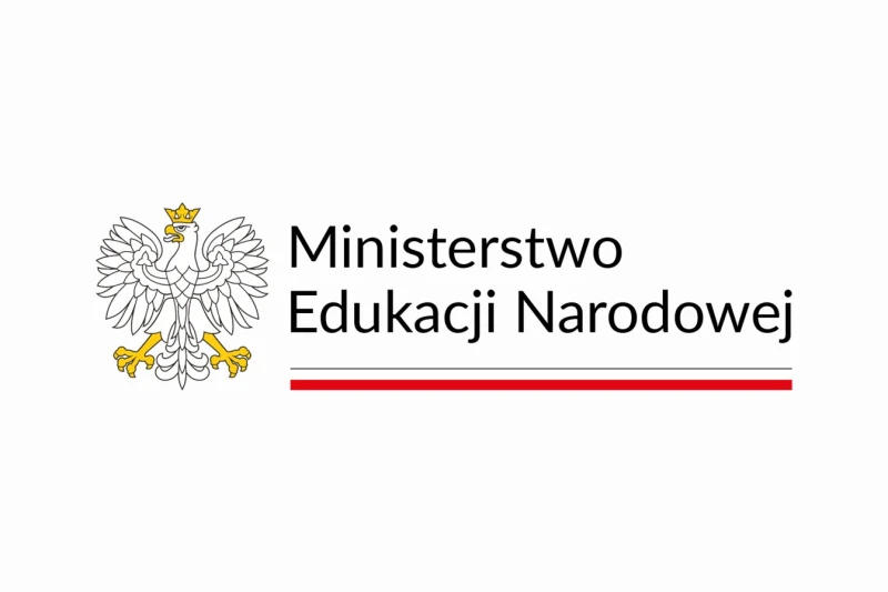 Grafika przedstawia godło Polski i napis: Ministerstwo Edukacji Narodowej